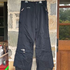 North Face black snow/ski pants